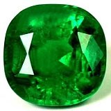 1.05 ct Cushion Green Natural Emerald