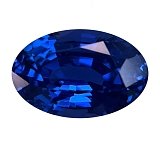 5.19 ct Oval Blue Natural Sapphire