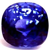 3.22 ct Cushion Blue Natural Sapphire