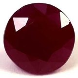 1.58 ct Round Red Natural Ruby