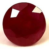 1.78 ct Round Red Natural Ruby
