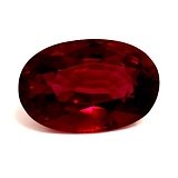 0.61 ct Oval Red Natural Ruby