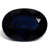1.49 ct Oval Blue Natural Sapphire
