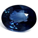 2.00 ct Oval Blue Natural Sapphire
