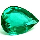 2.08 ct Pear Green Natural Emerald