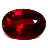 0.94 ct Oval Red Natural Ruby