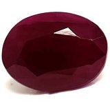 2.46 ct Oval Red Natural Ruby
