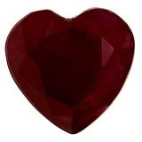 1.87 ct Heart Red Natural Ruby