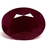 5.63 ct Oval Red Natural Ruby