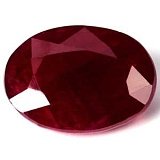 3.21 ct Oval Red Natural Ruby
