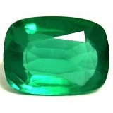 2.49 ct Cushion Green Natural Emerald
