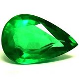 3.56 ct Pear Green Natural Emerald