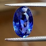 3.97 ct Oval Blue Natural Sapphire