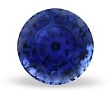 1.25 ct Round Blue Natural Sapphire