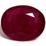 6.29 ct Oval Red Natural Ruby