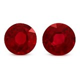 3.11 ct Round Red Natural Ruby