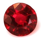 1.33 ct Round Red Natural Ruby