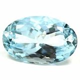 16.79 ct Oval Blue Natural Aquamarine