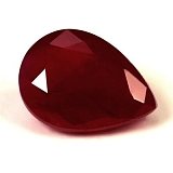 2.65 ct Pear Red Natural Ruby