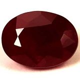 3.75 ct Oval Red Natural Ruby