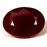 3.65 ct Oval Red Natural Ruby