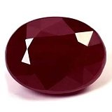 5.28 ct Oval Red Natural Ruby