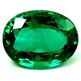 1.64 ct Oval Green Natural Emerald
