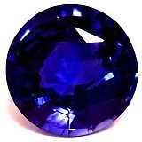 2.70 ct Round Blue Natural Sapphire