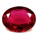 0.56 ct Oval Red Natural Ruby