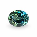 3.33 ct Oval Green Natural Sapphire