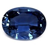 1.58 ct Oval Blue Natural Sapphire
