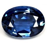 1.59 ct Oval Blue Natural Sapphire