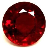 0.89 ct Round Red Natural Ruby