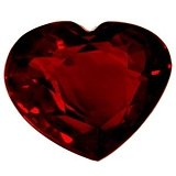 3.05 ct Heart Red Natural Ruby