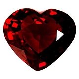 2.03 ct Heart Red Natural Ruby