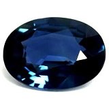 0.88 ct Oval Blue Natural Sapphire