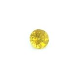 1.36 ct Round Yellow Natural Sapphire