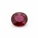0.70 ct Oval Red Natural Ruby