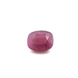 3.66 ct Cushion Red Natural Ruby