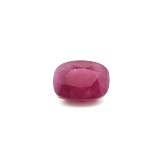 3.73 ct Cushion Red Natural Ruby