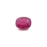 3.51 ct Cushion Red Natural Ruby