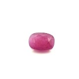 2.55 ct Cushion Red Natural Ruby