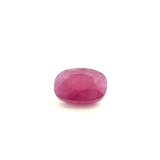 2.42 ct Cushion Red Natural Ruby