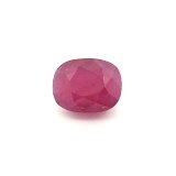 2.48 ct Cushion Red Natural Ruby