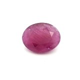 2.92 ct Oval Red Natural Ruby