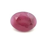 4.13 ct Oval Red Natural Ruby