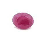 2.94 ct Oval Red Natural Ruby