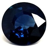 3.62 ct Round Blue Natural Sapphire