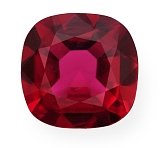 1.25 ct Cushion Red Natural Ruby