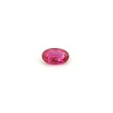 0.54 ct Oval Red Natural Ruby